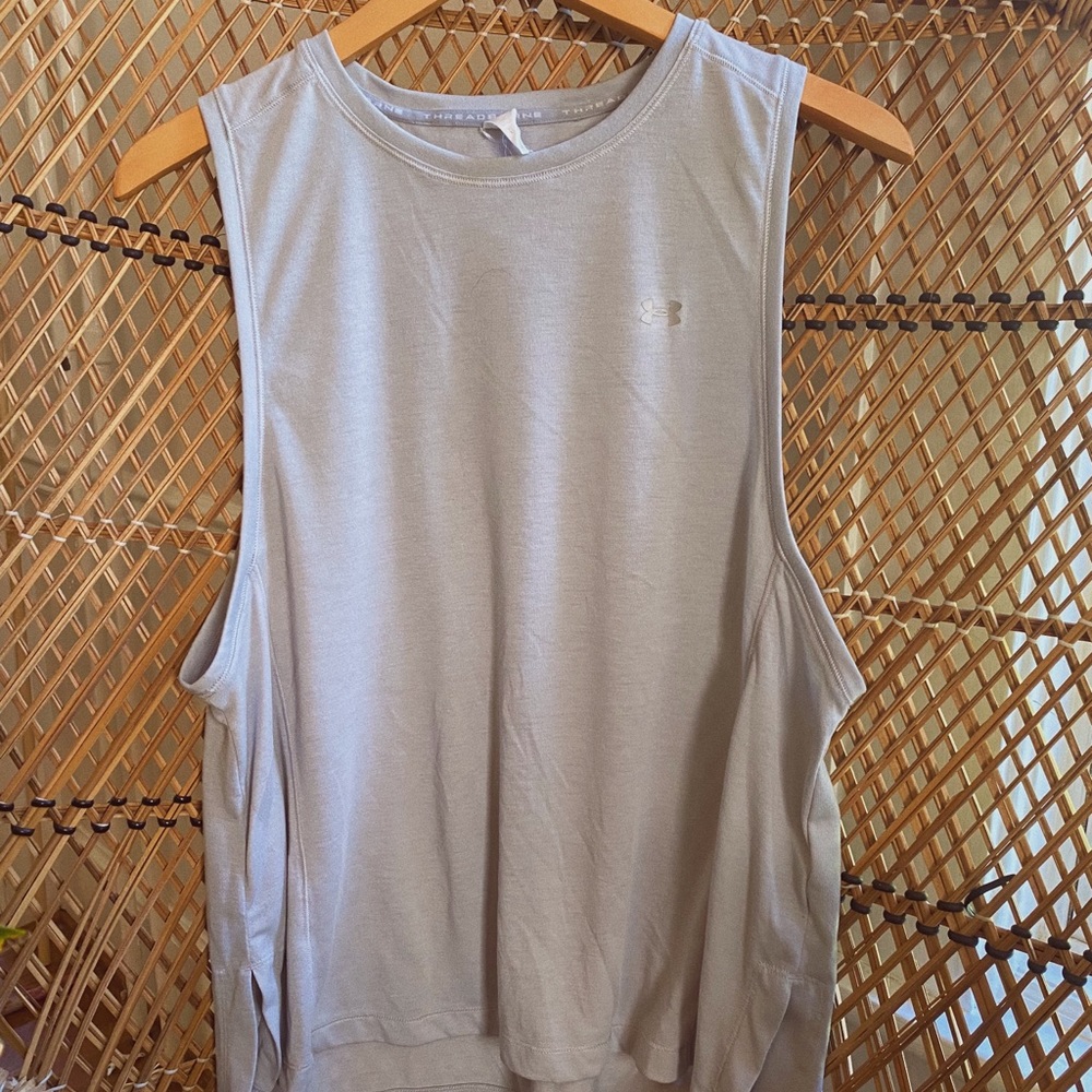 Under armour blue-grey workout tank